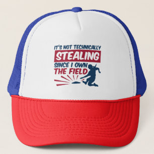 Casquette Le softball ne vole pas puisque je possède le terr