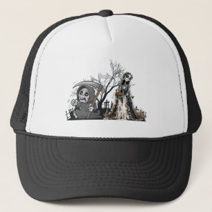 Casquette Le squelette et la mariée cadavre.