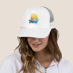 Casquette Le surfeur monte la vague  