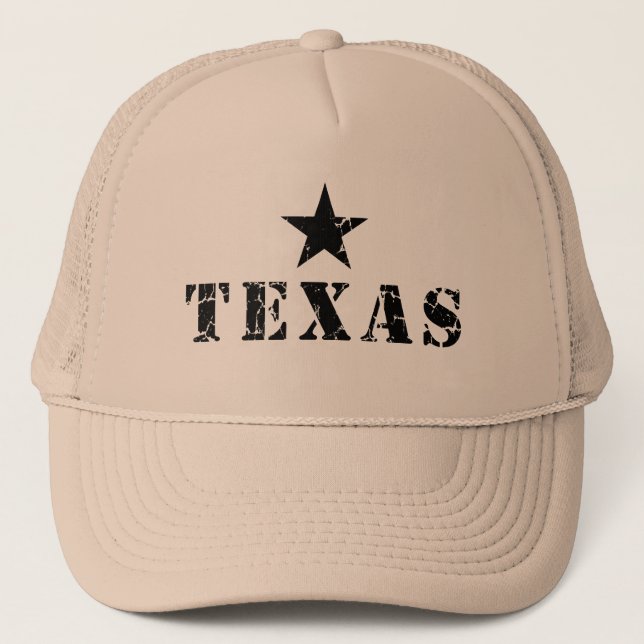 Casquette Le Texas, l'état solitaire d'étoile (Devant)