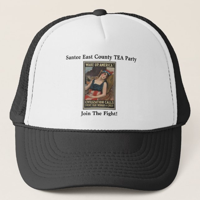 Casquette Le thé est du comté de Santee, joignent… (Devant)