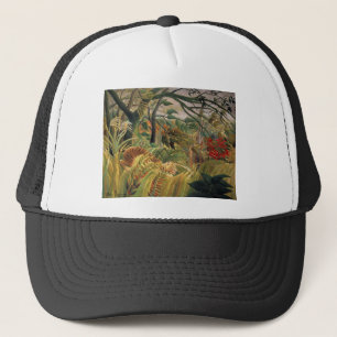 Casquette Le tigre d'Henri Rousseau dans une tempête tropica