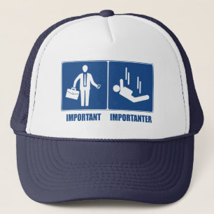 Casquette Le Travail Est Important, La Plongée Ciel Est Impo