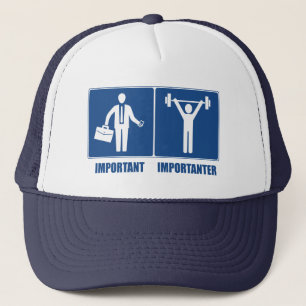 Casquette Le Travail Est Important Le Poids Est Important