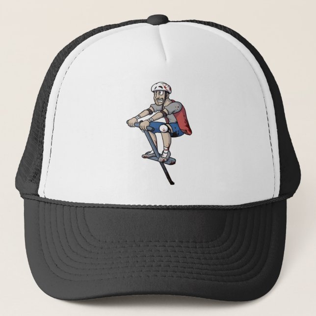 Casquette Le type de bâton de Pogo - Joyeuses roues (Devant)