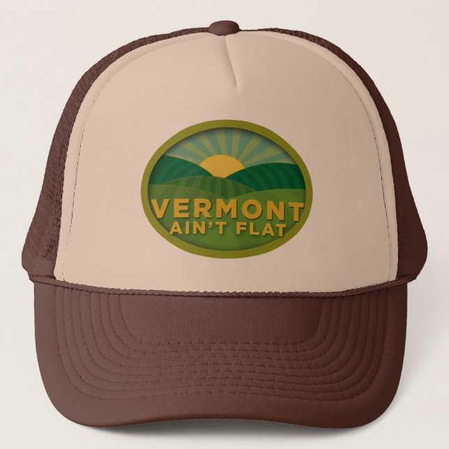 Casquette Le Vermont n'est pas plat (Devant)