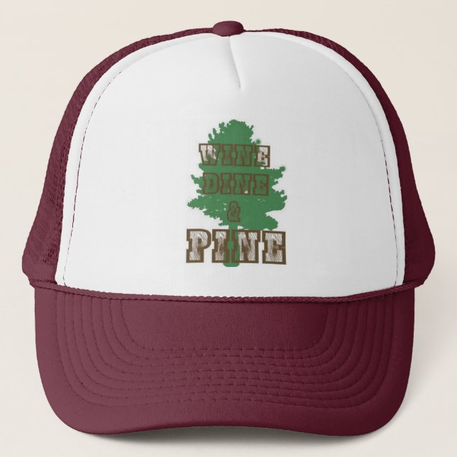 CASQUETTE LE VIN DINENT LE PIN (Devant)