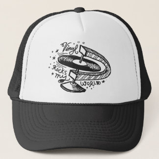 Casquette Le vinyle bascule mon monde 1