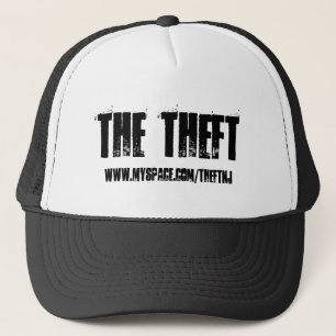 Casquette Le vol, www.myspace.com/theftnj - customisé