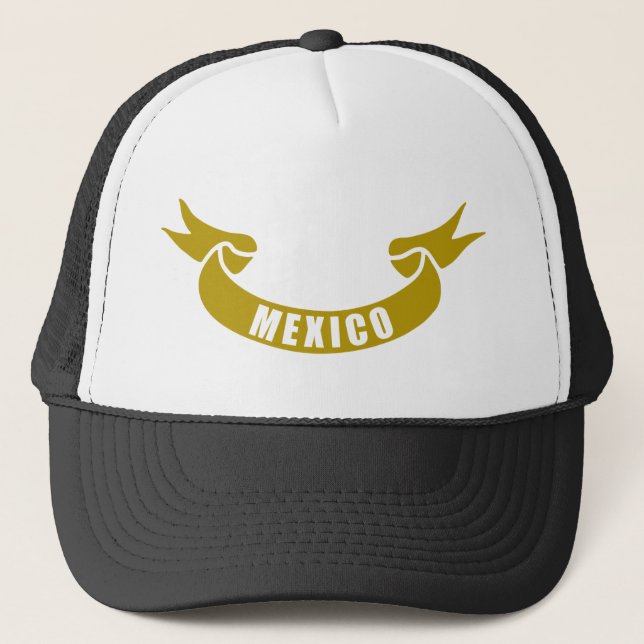 Casquette le vrai-bande-Mexique (Devant)