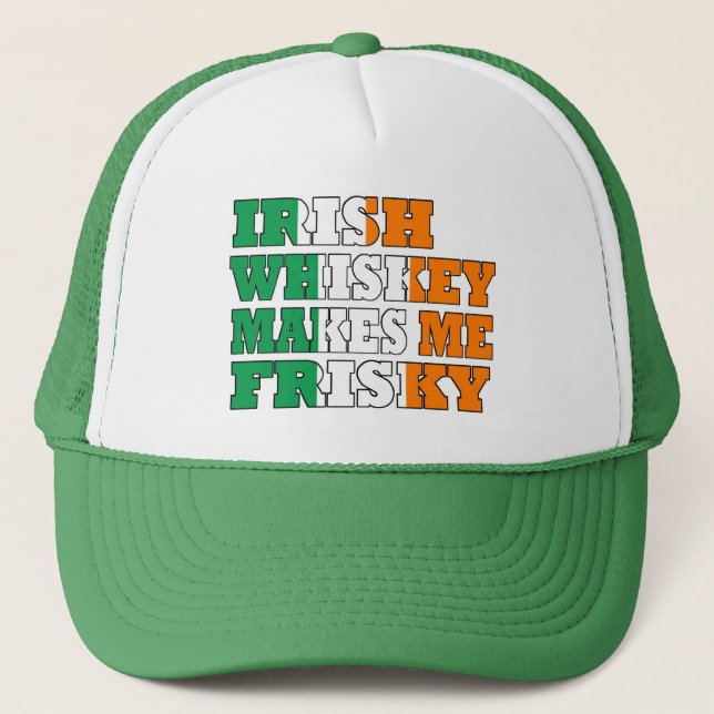 Casquette Le whisky irlandais me rend frisquet (Devant)