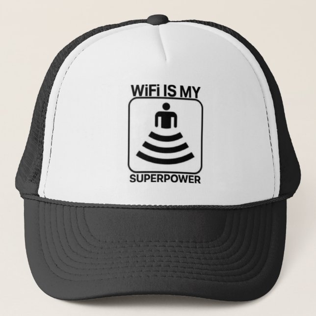 Casquette Le WiFi est ma superpuissance (Devant)