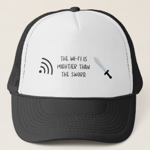 Casquette Le WiFi est plus puissant que l'Épée