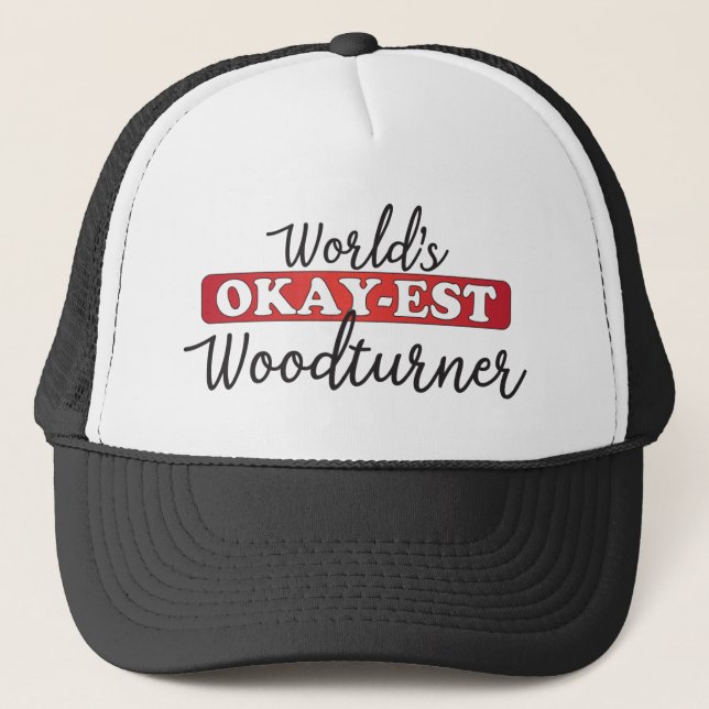 Casquette Le Woodturner le meilleur du monde (Devant)