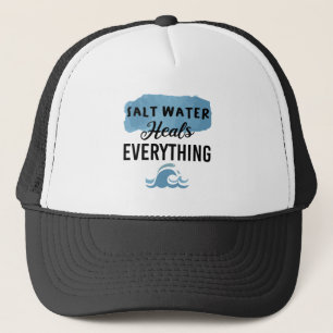 Casquette L'eau salée guérit tout Cadeau pour les amoureux d