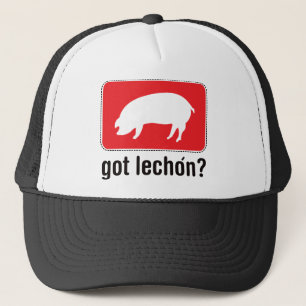 Casquette Lechon obtenu - rouge
