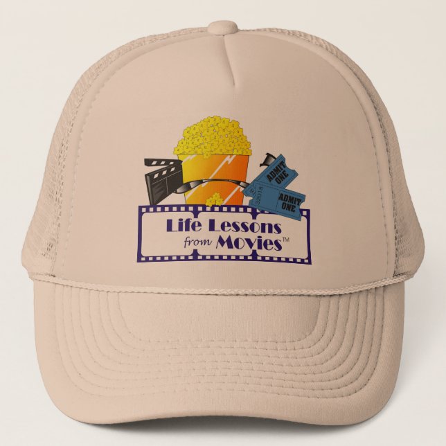 Casquette Leçons de la vie des films (Devant)