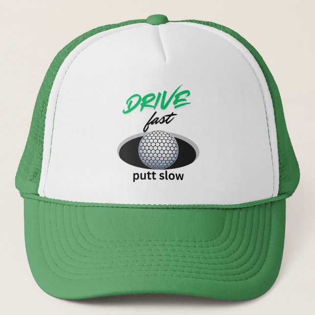 Casquette Lecteur rapide, putt lent (Devant)