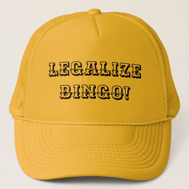 Casquette Légalisez le bingo-test ! (Faites national (Devant)