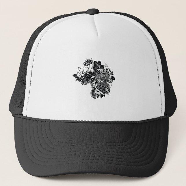 Casquette Légendaire Guerrier Samouraï avec Conception de Ka (Devant)
