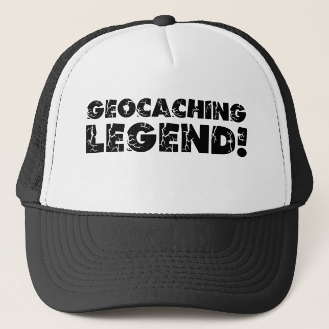 Casquette Légende de Geocaching ! (Devant)