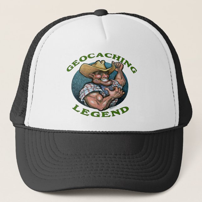 Casquette Légende de géocaching (Devant)