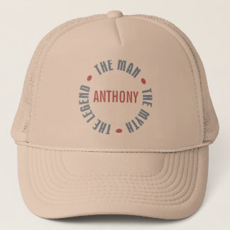 Casquette Légende de mythe d'homme d'Anthony personnalisable
