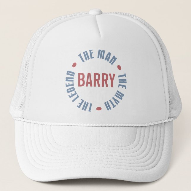 Casquette Légende de mythe d'homme de Barry personnalisable (Devant)
