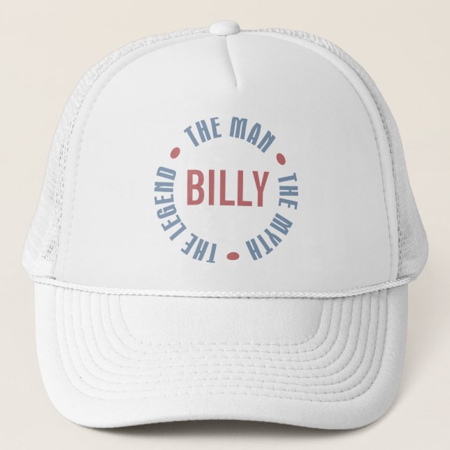 Casquette Légende de mythe d'homme de Billy personnalisable (Devant)