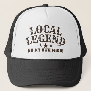 Casquette Légende Locale (Dans Ma Propre Tête) Graphique Wes
