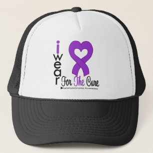 Casquette Leiomyosarcoma Je Porte Du Ruban Violet Pour Le Tr