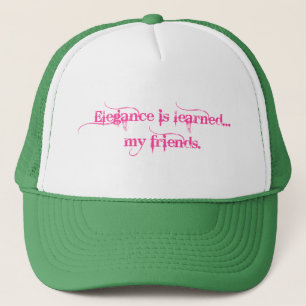 Casquette L'élégance est instruite… Mes amis