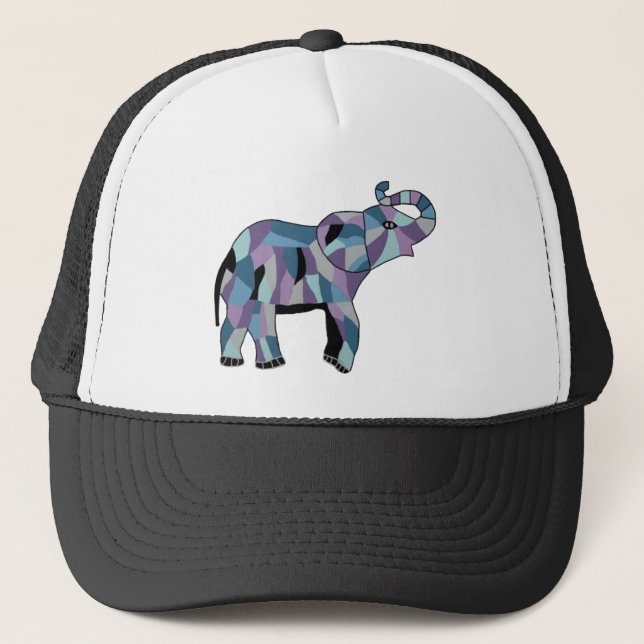 Casquette L'éléphant chanceux (Devant)
