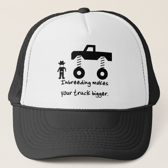 Casquette L'endogamie rend votre camion plus grand (Devant)