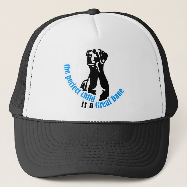 Casquette L'enfant parfait est un grand danois (Devant)