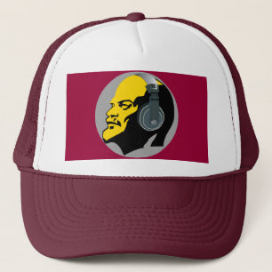 CASQUETTE LENIN AVEC HÉAPHONNES DE MUSIQUE EN ARRIÈRE - PL
