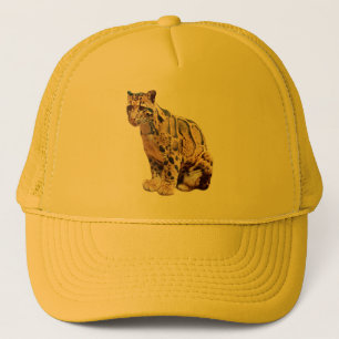 Casquette léopard nébuleux photographie jungle grand félin a