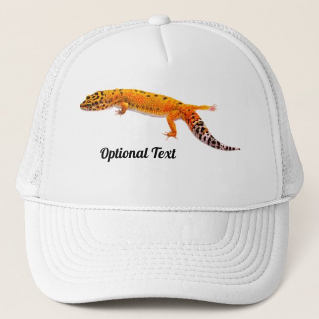 Casquette Leopard personnalisé Gecko Lizard (Devant)