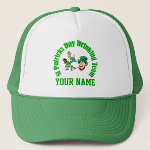 Casquette L'équipe de buveurs de jour de St Patrck