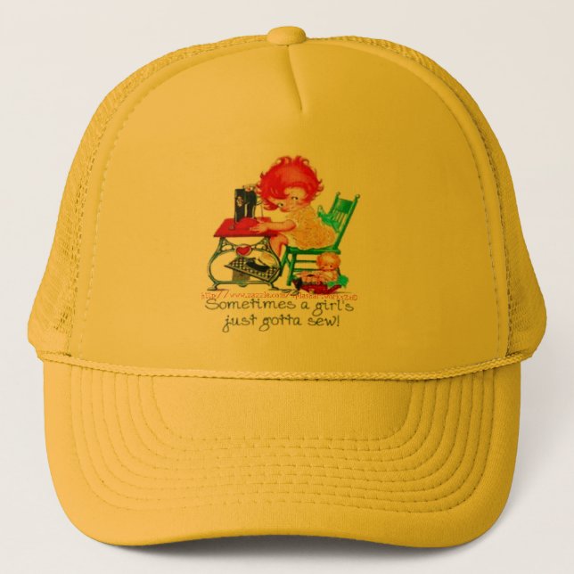 Casquette "L'équipe féminine (coudre)" (Devant)