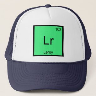 Casquette Leroy Nom Chimie Élément Tableau Périodique