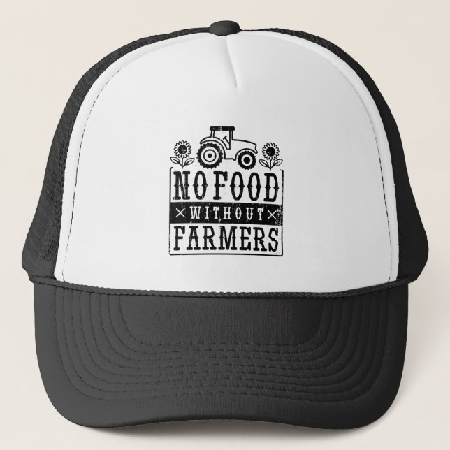 Casquette Les agriculteurs disent : (Devant)