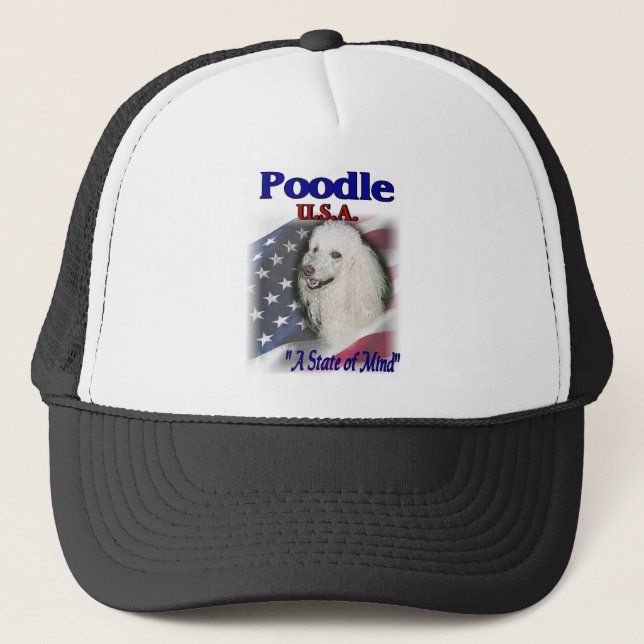 Casquette Les Amateurs De Poodles Cadeaux (Devant)