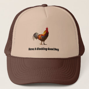 Casquette Les amoureux du coq ont un clucage Bonne journée