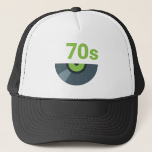 Casquette les années 70 Rock Record des années 1970