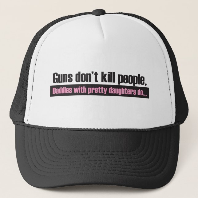 Casquette Les armes à feu ne tuent pas les gens (Devant)