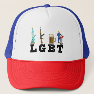 Casquette Les armes LGBT de la liberté Bière Trump cadeau po
