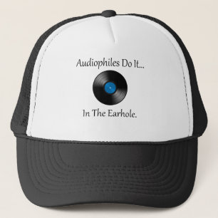 Casquette Les audiophiles le font... Dans le trou de l'oreil