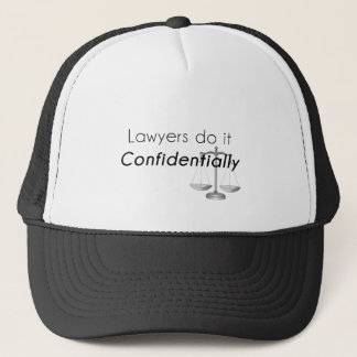 Casquette Les avocats le font confidentiellement
