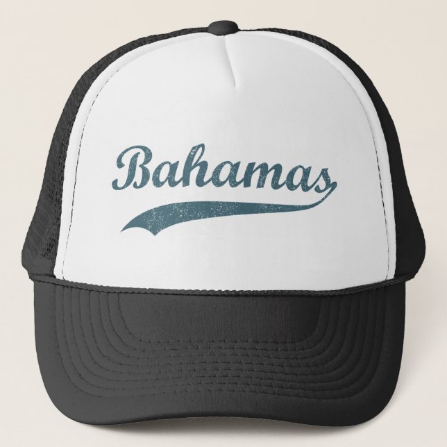 Casquette Les Bahamas bleues (Devant)